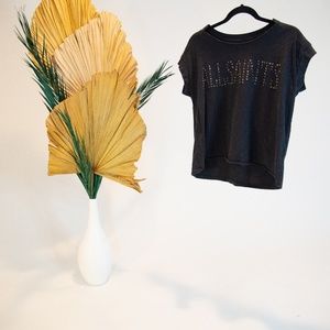 XS All Saints Black T-Shirt